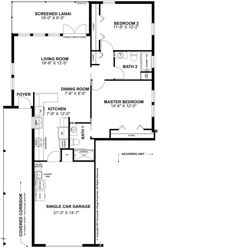 Standard Unit One Floor Plan