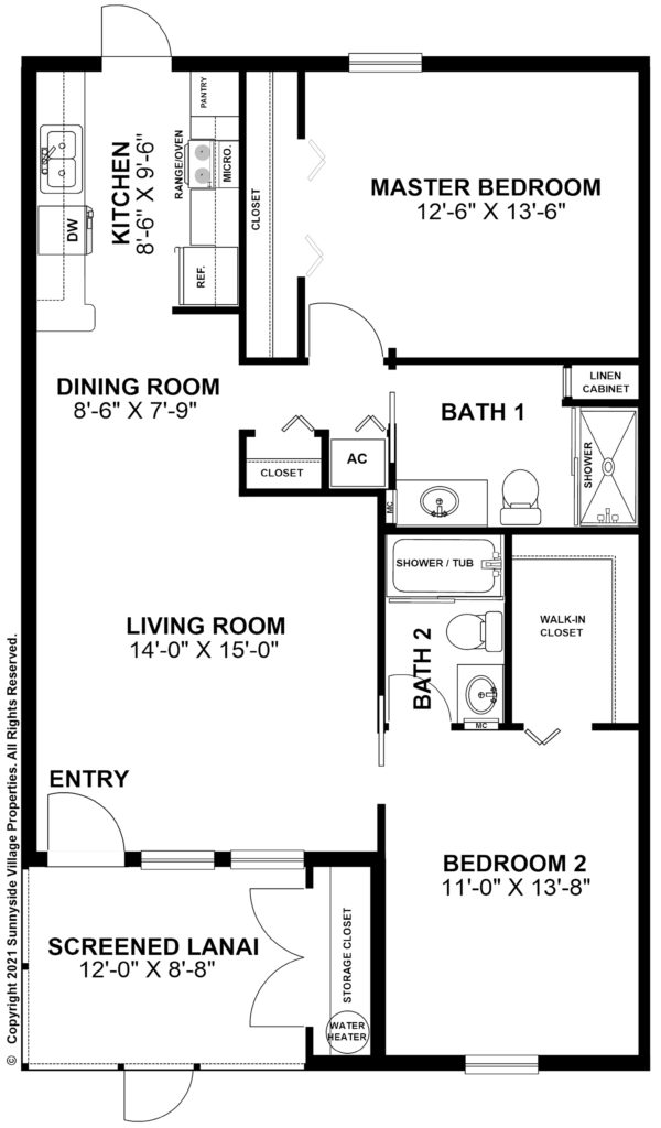 Villa two bedroom unit 2